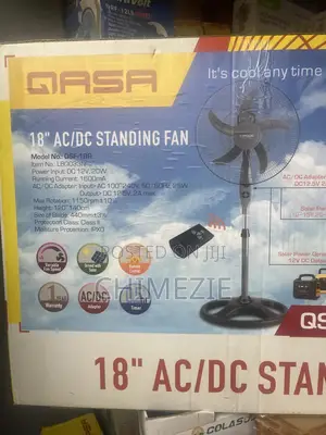 Qasa Ac/Dc Energy Saving Fan 20w Inverter Friendly With Remote Control
