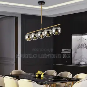 Modern 5 Glass Light