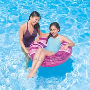 Intex Girls Pink Swim Ring - 9y