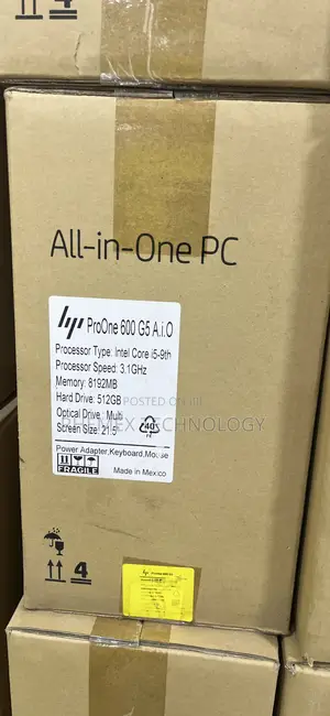 New Desktop Computer HP ProOne 600 8GB Intel Core I5 SSD 512GB