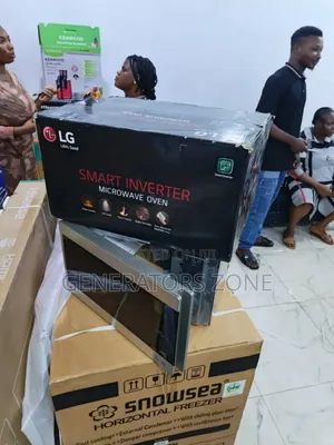 Premium Silver Lg 25l Smart Inverter Microwave