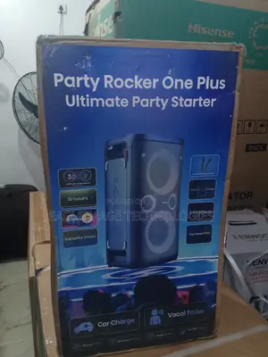 Portable Powerhouse: Hisense 300w Party Speaker Aud 110hp
