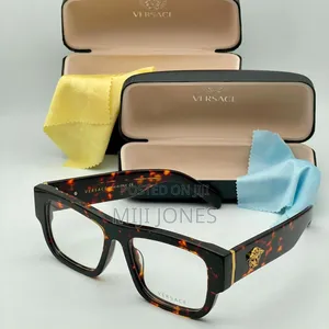 "Versace Inspired Clear Vision Eyewear"
