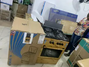Maxi 6060 Kitchen Cooker – 3 Burners + 1 Plate
