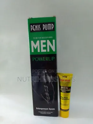 Powerup Electric Pump + Maxman Enlarging Gel: For Penis Enlargement