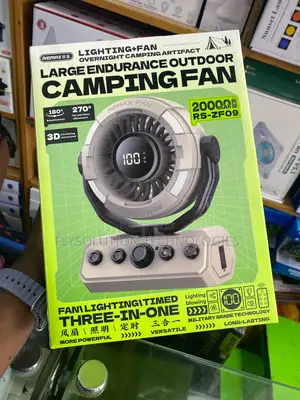 Remax Rs-Zf09 Super Cool Rechargeable Fan 20,000mah Battery