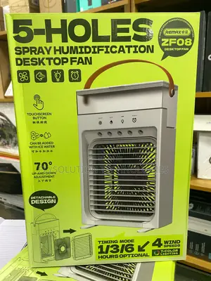 Remax Rs-Zf08 Desktop Humidifier Mist Fan 1200ml Capacity (White)