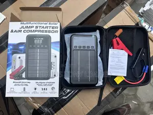 Multifunctional Solar Jump Starter and Air Compressor