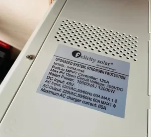 Felicity Solar Hybrid Inverter MPPT 15kva48v