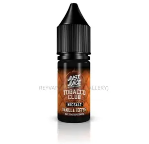 Just Juice Tobacco Club Vanilla Toffee 20mg/10ml 50pg/50vg