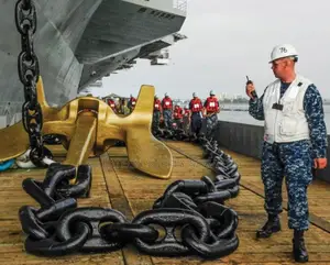 Ship and and Anchor Chain