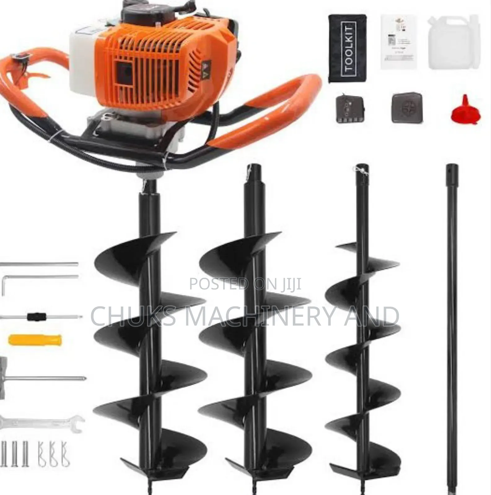 Earth Auger Drilling Machine
