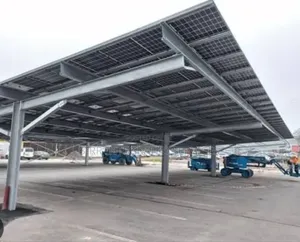 Solar Car Port Fabrication