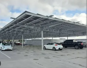 Solar Car Port Fabrication