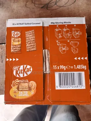Nestle Kitkat Bars(Salty and Caramel Flavor 15×99g)