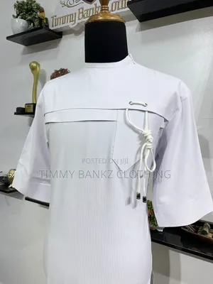 Classic All White Men's Kaftan.