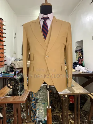 Classic Men's Carton Color Suit/Jacket