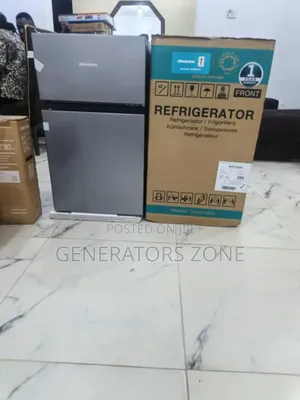 Durable Long-Lasting _Hisense 87l Double Door Refrigerator Ref120dr