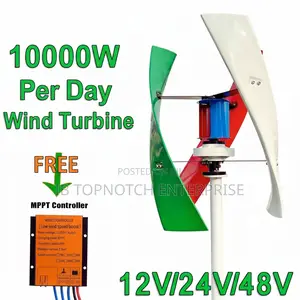 Harness 10000w Per Day Vertical Wind Turbine That Powers Your Future