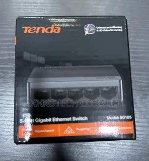 Tenda Sg105 5-Port Gigabit Switch – Unmanaged