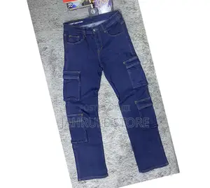 Designer Long Jeans Cargo Combat