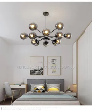Glass Globe Pendant Light Chandelier