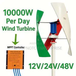 From Wind to Watts: 10000w Per Day Vertical Wind Turbine Delivers