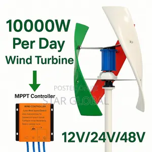 Upgrade to 10000w Per Day – Compact Vertical Wind Turbine Revolution