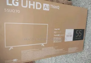 55inches Smart Lg Tv, With Bluetooth Internet Connections