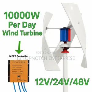 High Output, Low Footprint: 10000w Per Day Vertical Turbine Solution