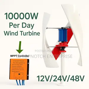 Reliable Power in Any Weather: 10000w Per Day Vertical Wind Turbine