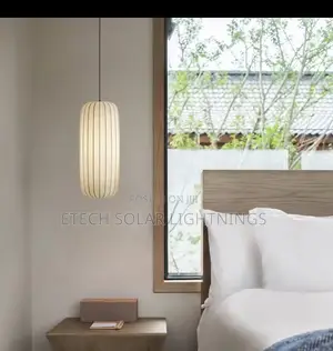Luxury Modern Led Bedroom While Silk Pendant Drop Light
