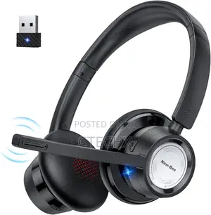 New Bee Wireless Headset Bluetooth Advanced Enc Mic 20hrs Talktime