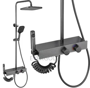 Grey High Quality Shower Mixer With Complete Accessories Available