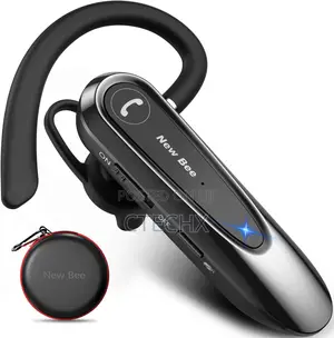 New Bee Bluetooth Headsets With Dual Mic V5.0 Handsfree. 25hrs Talktim