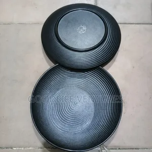 1-DZN Quality Black Unbreakable Plate