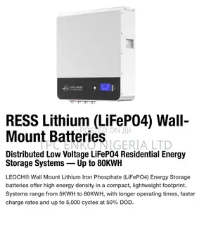 Leoch 48v 100ah 5kw Lifepo4 Battery