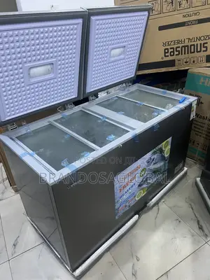 Snowsea 420 Liters Double Door Deep Chest Freezer | Bd-600 Glass