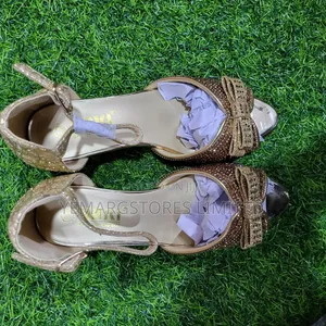 Gold Girls Party Shoes