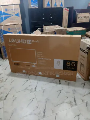 Brand New Lg 86-Inch Up7550 Uhd Smart Tv – Sealed Box + Warranty –