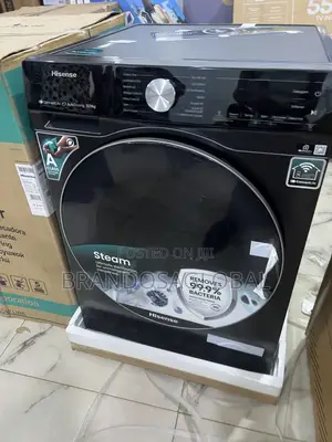 Hisense Wm5s1245bb-Wd With Deep Cleaning Frontload Wash System-12kg/