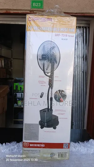 Qasa 18 Inches Rechargeable Mist Fan - QRF-7318 Forest