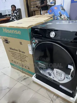 Hisense 12/8kg Wm5s1245bb-Wd With Durable Inverter Brushless Motor