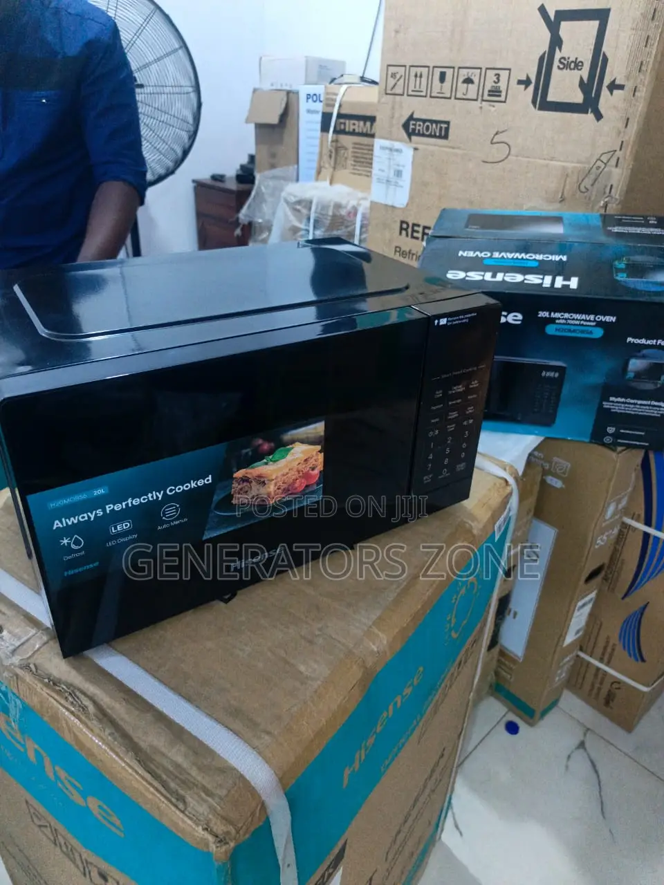 Black Hisense 20l Heating Unit H20mobs6
