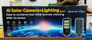 Solar Street Light With Triple Lens Camera