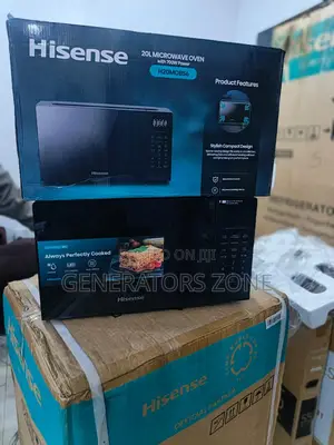 Black Hisense H20mobs6 Home Microwave 20l