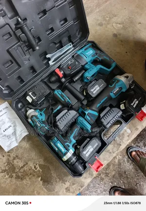 Makita 4in1 Battery Drill, Grinder, Impact And Hammer Drilling Machne