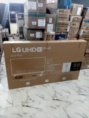 Lg 86" Smart Tv Up7550 – Sports Mode, Smooth Motion – Brand New