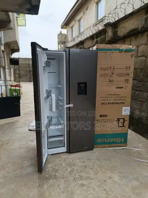 Hisense 529l Side by Side Fridge Rs5p558nmsn With Water Dispenser