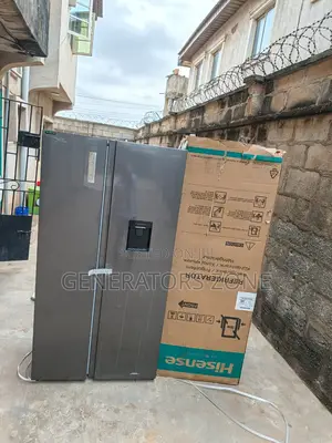 Hisense Side by Side Fridge 529l Rs5p558nmsn With Water Access
